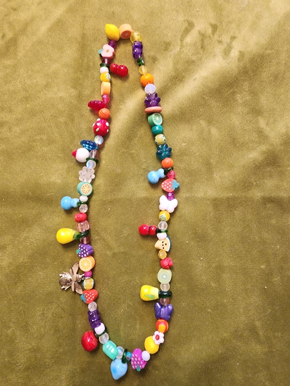 By LEFTY Beaded Fruit Salad Necklace